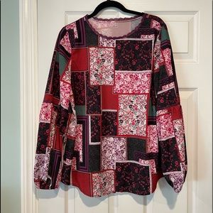 Patchwork blouse